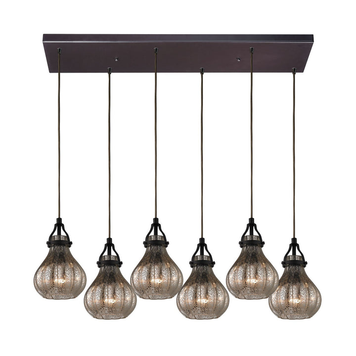Elk Danica 46024/6RC Pendant Light - Oil Rubbed Bronze