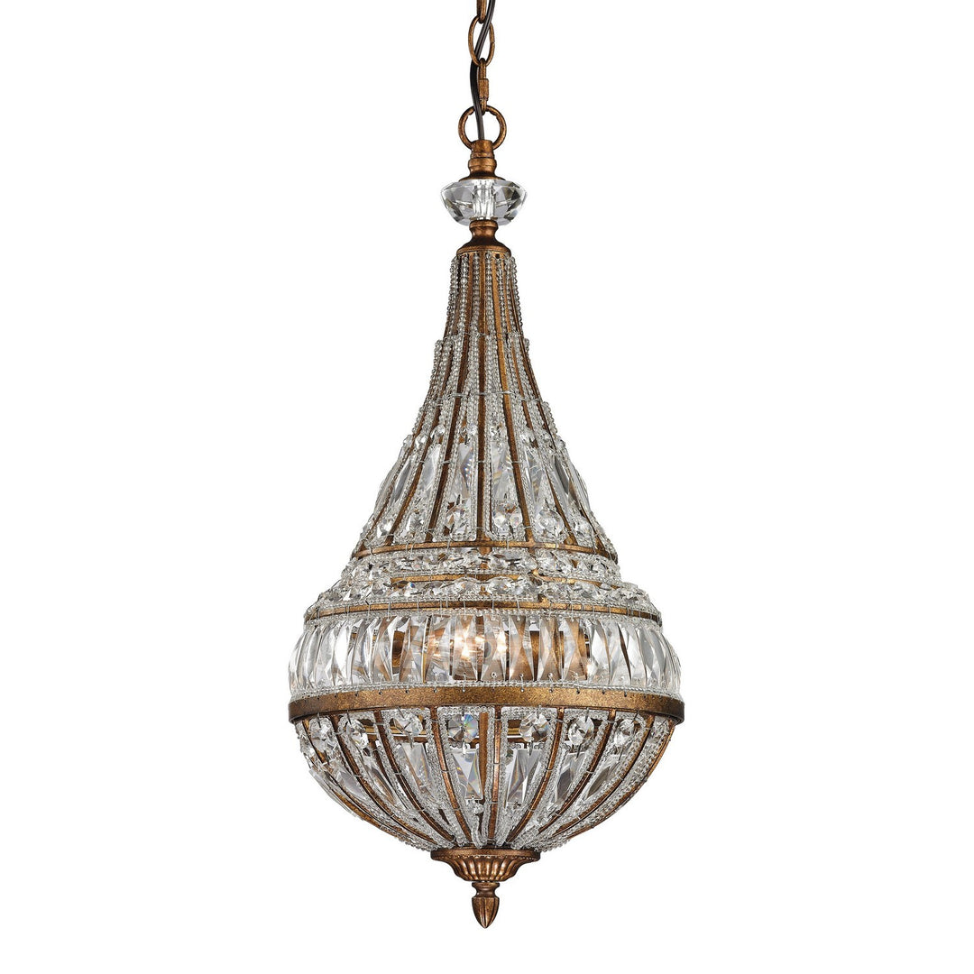 Elk Empire 46046/3 Pendant Light - Mocha
