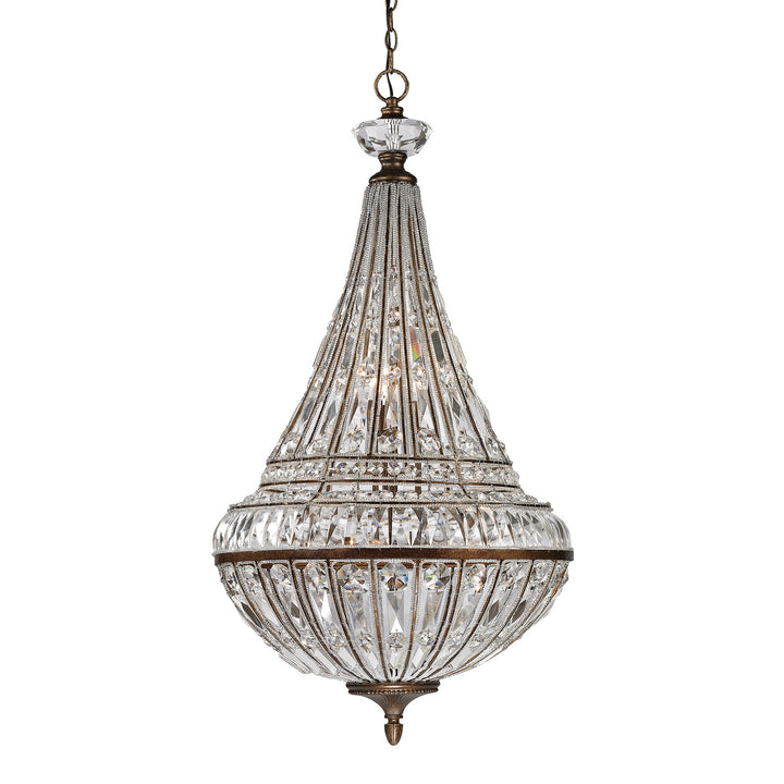 Elk Empire 46048/6+3 Pendant Light - Mocha