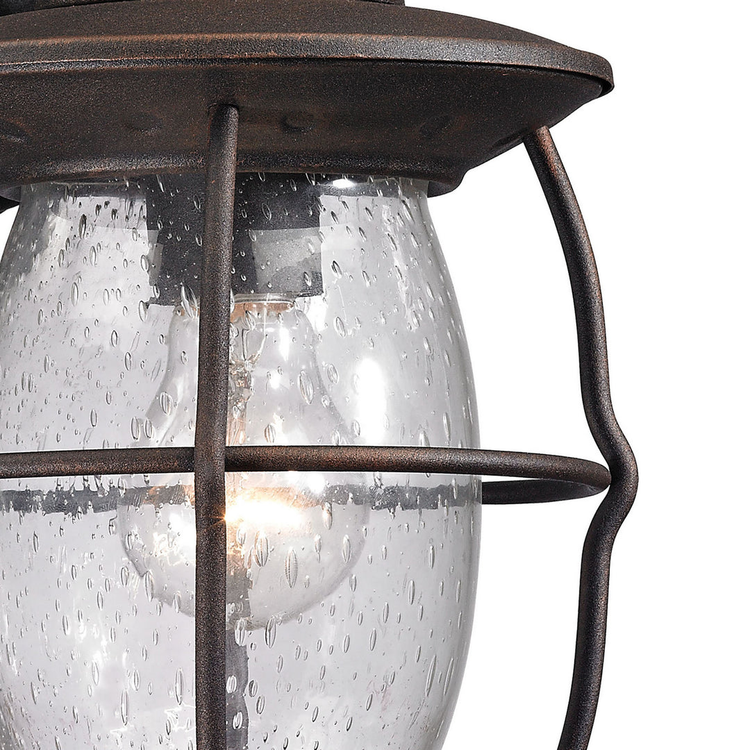 Elk Lighting 47040/1  Village Lantern Outdoor Weathered Charcoal
