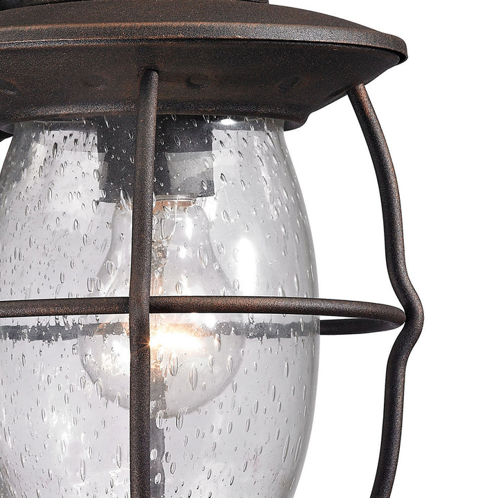 Elk Lighting 47040/1  Village Lantern Outdoor Weathered Charcoal