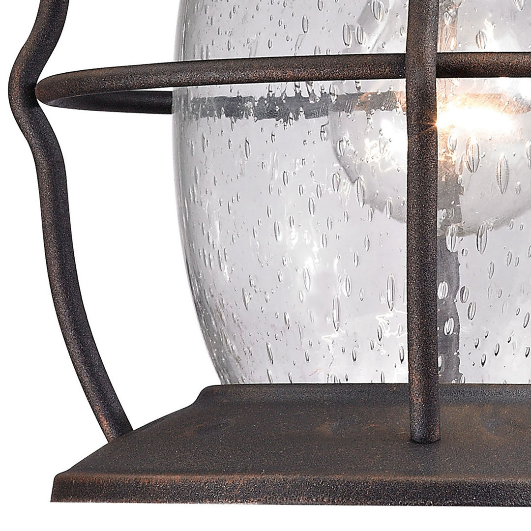 Elk Lighting 47040/1  Village Lantern Outdoor Weathered Charcoal