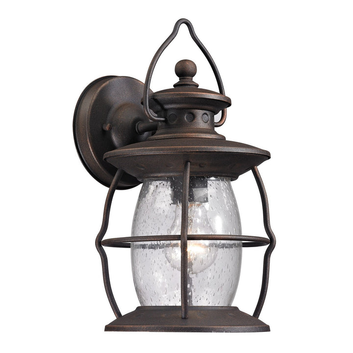 Elk Lighting 47040/1  Village Lantern Outdoor Weathered Charcoal