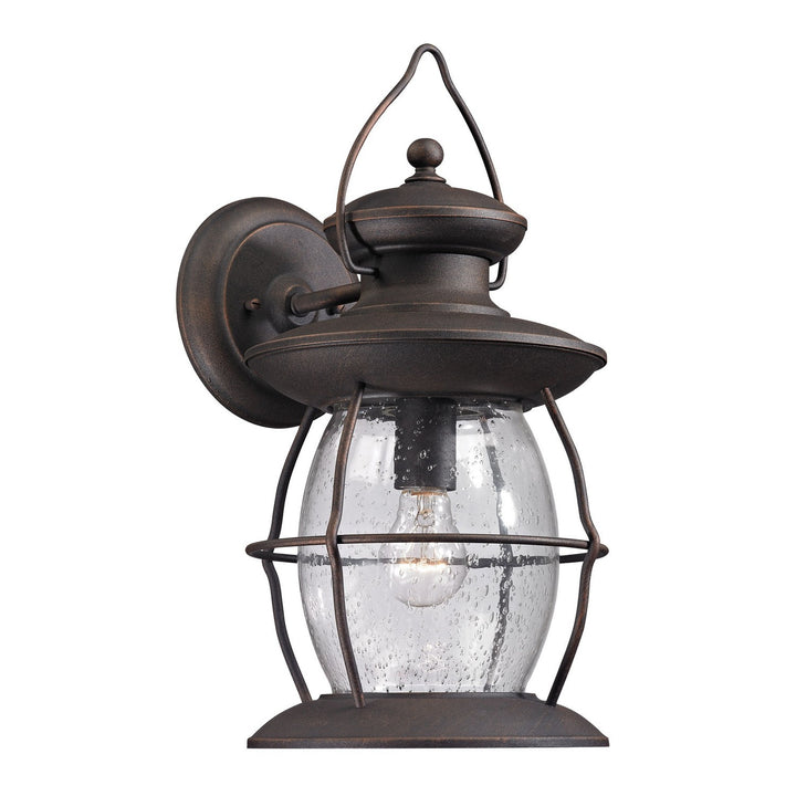Elk Lighting 47042/1  Village Lantern Outdoor Weathered Charcoal
