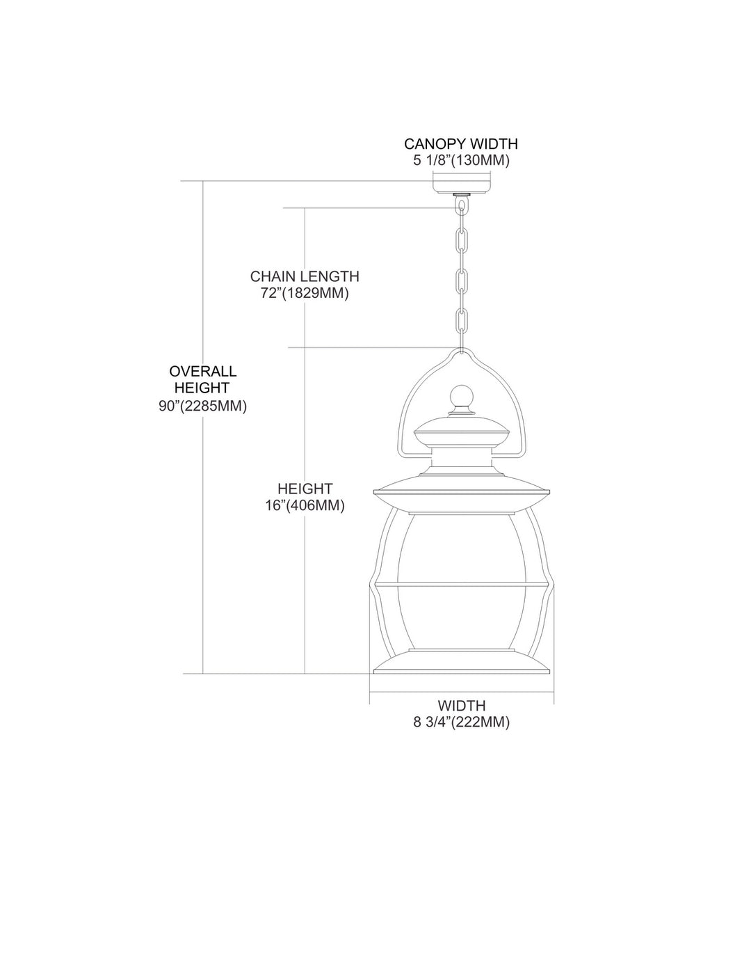Elk Lighting 47043/1  Village Lantern Outdoor Weathered Charcoal
