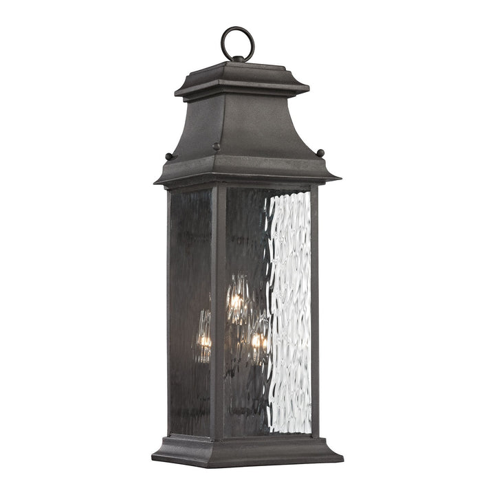 Elk Lighting 47051/3  Forged Provincial Outdoor Charcoal