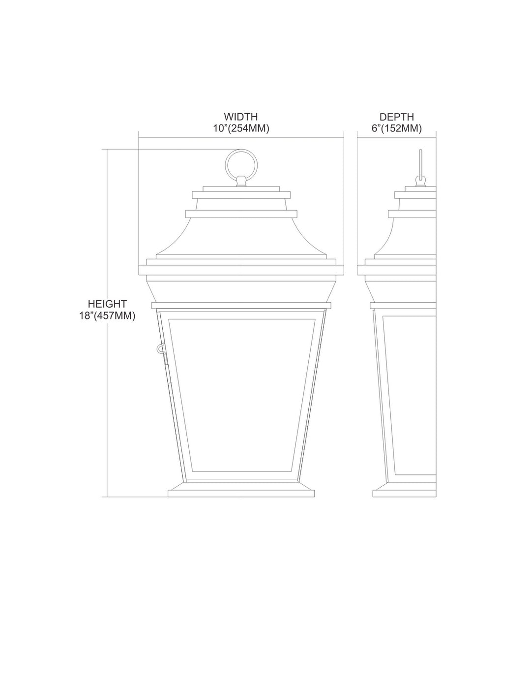 Elk Lighting 47052/2  Forged Provincial Outdoor Charcoal
