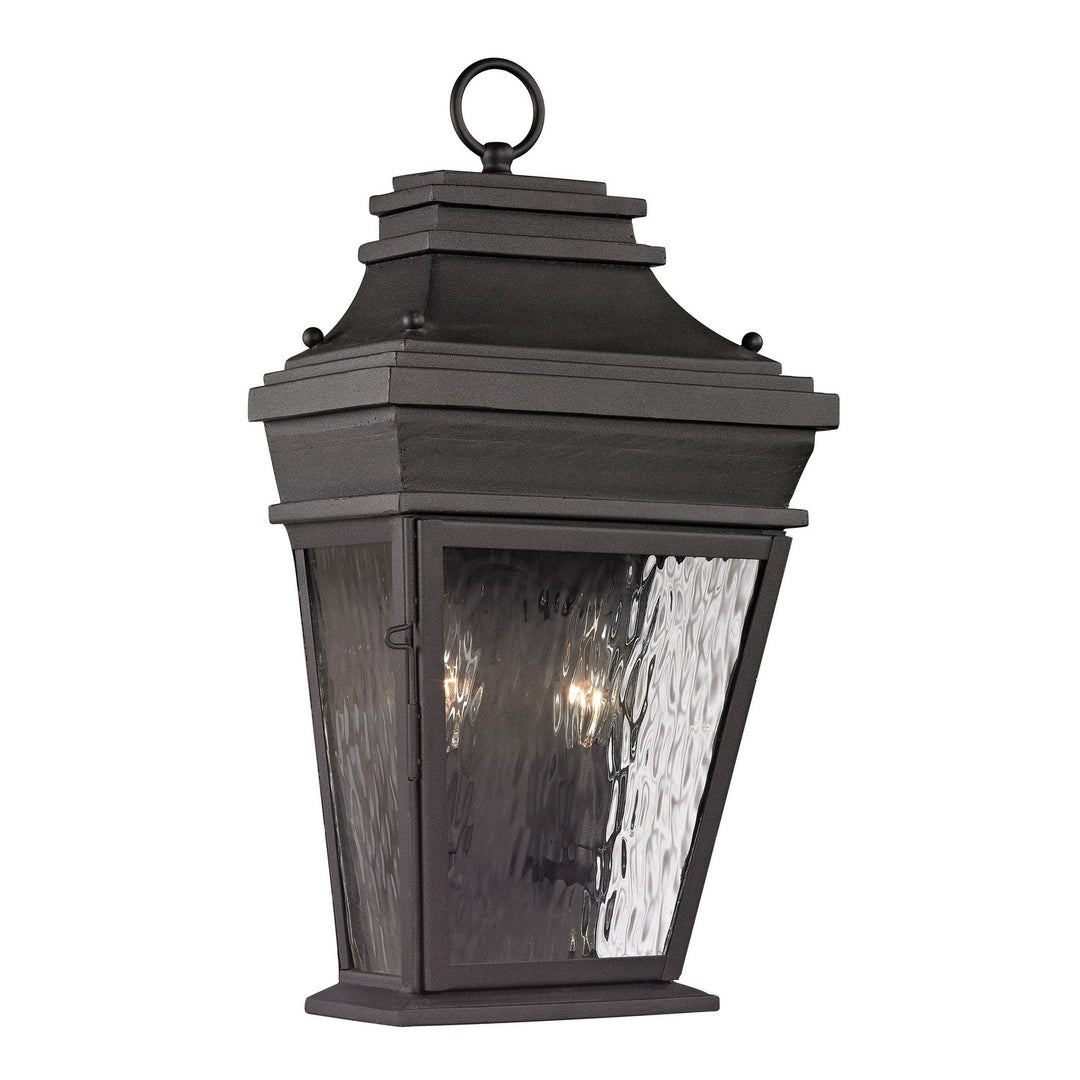 Elk Lighting 47052/2  Forged Provincial Outdoor Charcoal