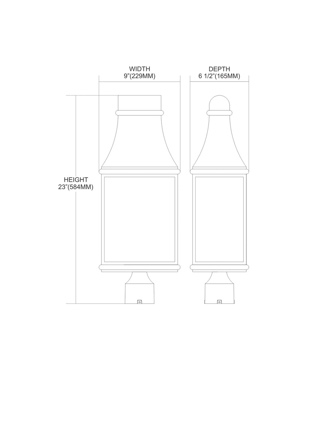 Elk Lighting 47075/3  Forged Jefferson Outdoor Charcoal