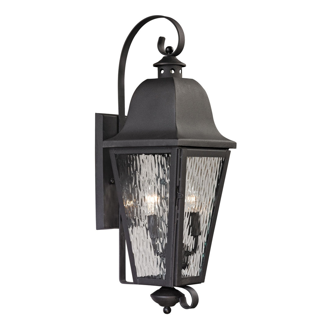 Elk Lighting 47101/2  Forged Brookridge Outdoor Charcoal
