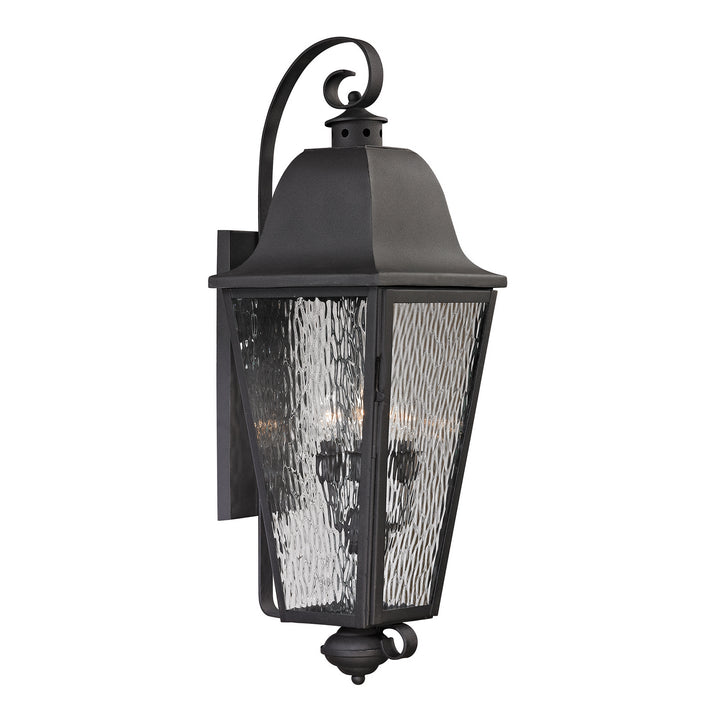 Elk Lighting 47103/4  Forged Brookridge Outdoor Charcoal