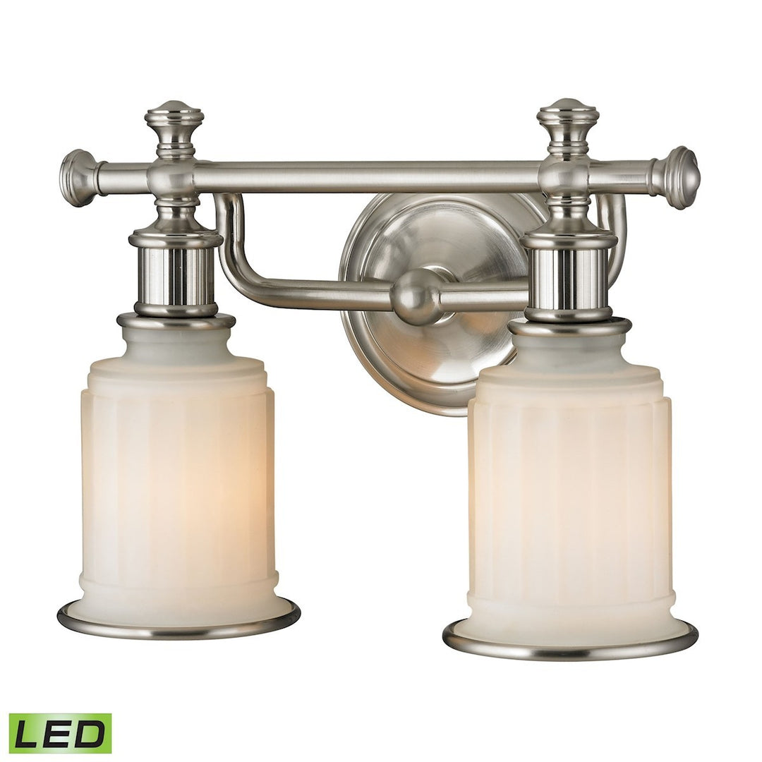 Elk Acadia 52001/2-LED Bath Vanity Light 13 in. wide - Brushed Nickel