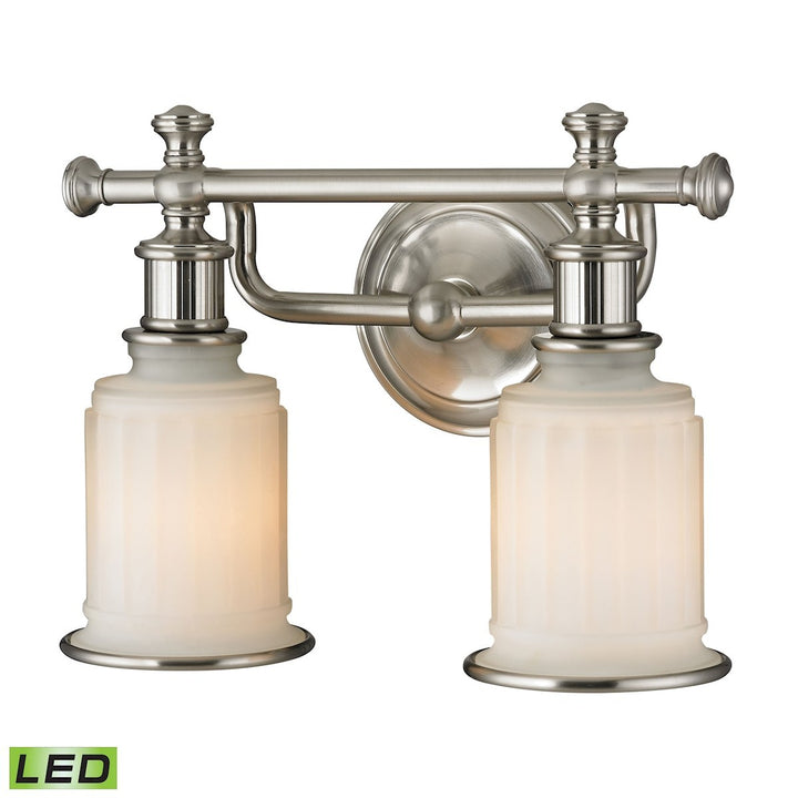 Elk Acadia 52001/2-LED Bath Vanity Light 13 in. wide - Brushed Nickel