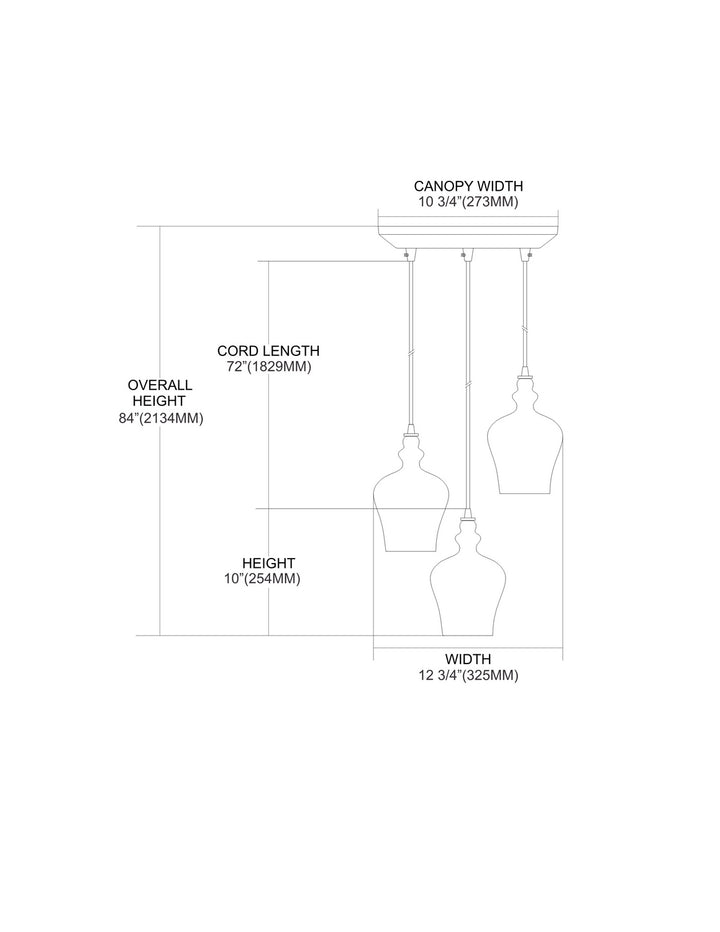 Elk Menlow Park 60066-3 Pendant Light - Oil Rubbed Bronze