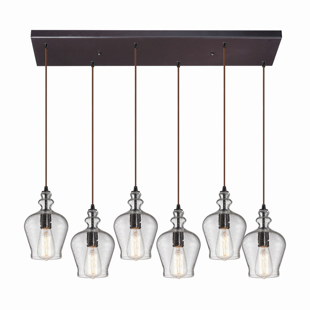 Elk Menlow Park 60066-6RC Pendant Light - Oil Rubbed Bronze