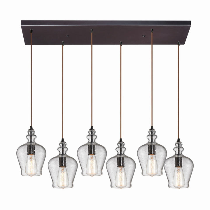Elk Menlow Park 60066-6RC Pendant Light - Oil Rubbed Bronze