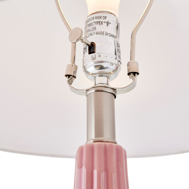 Elk Lighting D2459  Abbey Lane Lamp Pink