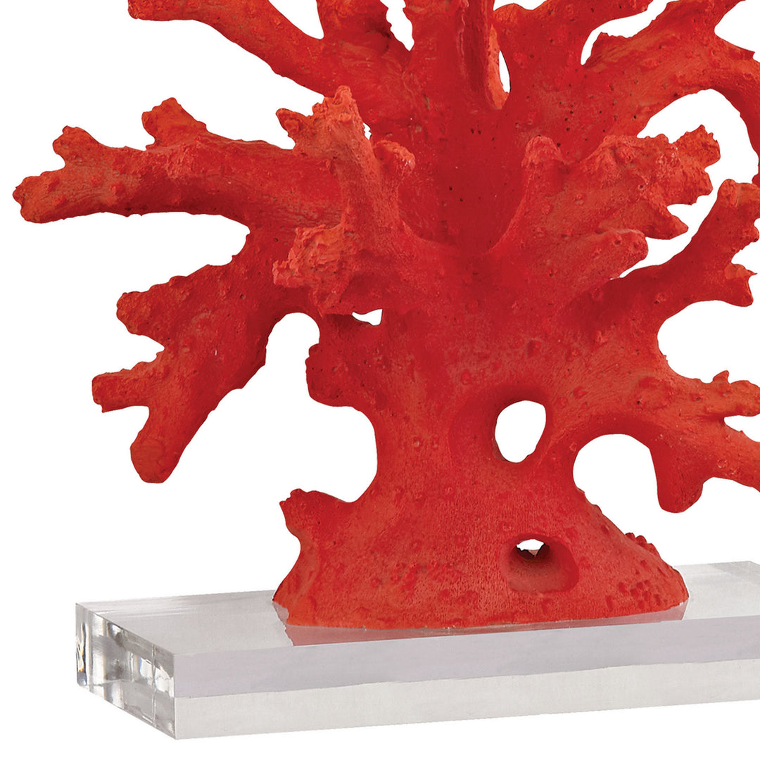 Elk Lighting D2493  Red Coral Lamp Red