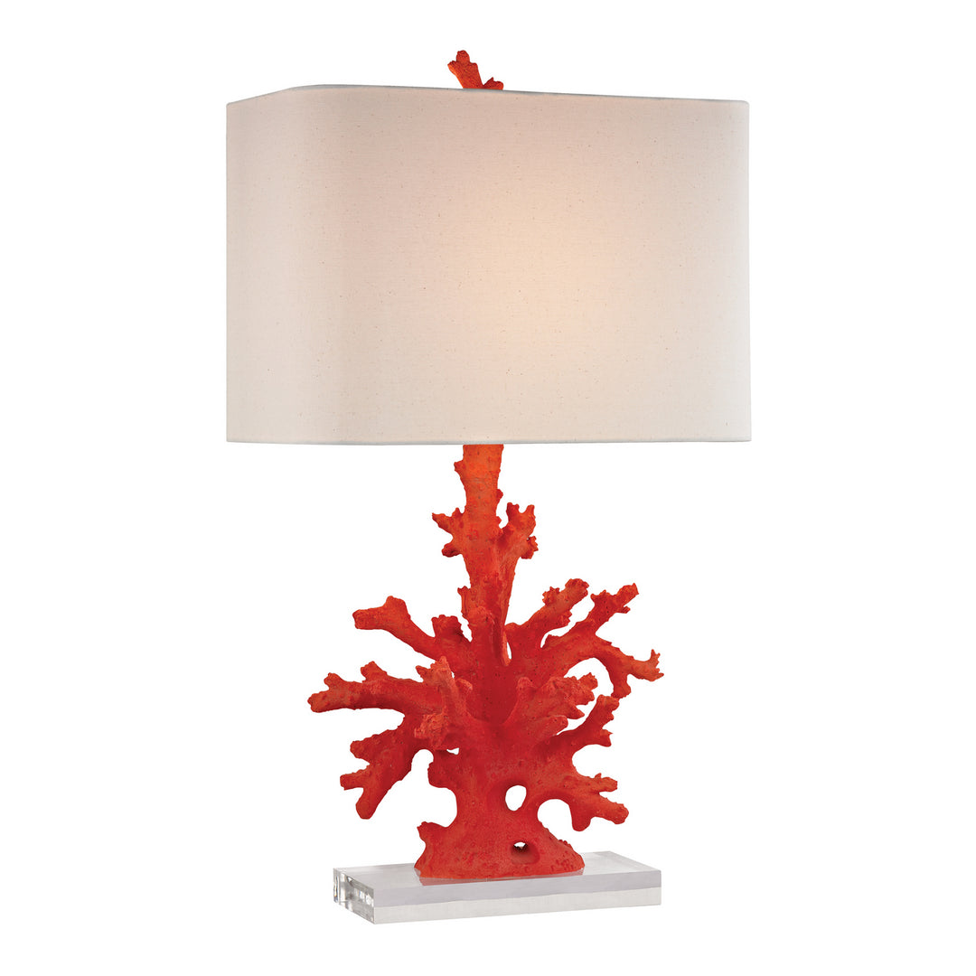 Elk Lighting D2493  Red Coral Lamp Red