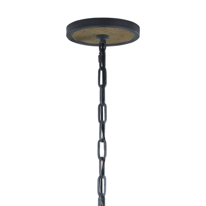 Visual Comfort Studio Allier F2936/5WOW/AF Chandelier Light - Weathered Oak Wood / Antique Forged Iron