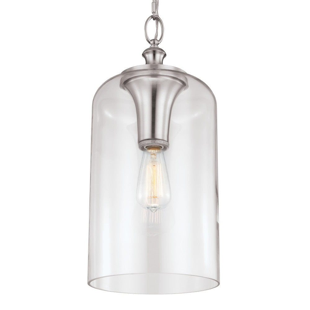 Visual Comfort Studio Hounslow P1309BS Pendant Light - Brushed Steel