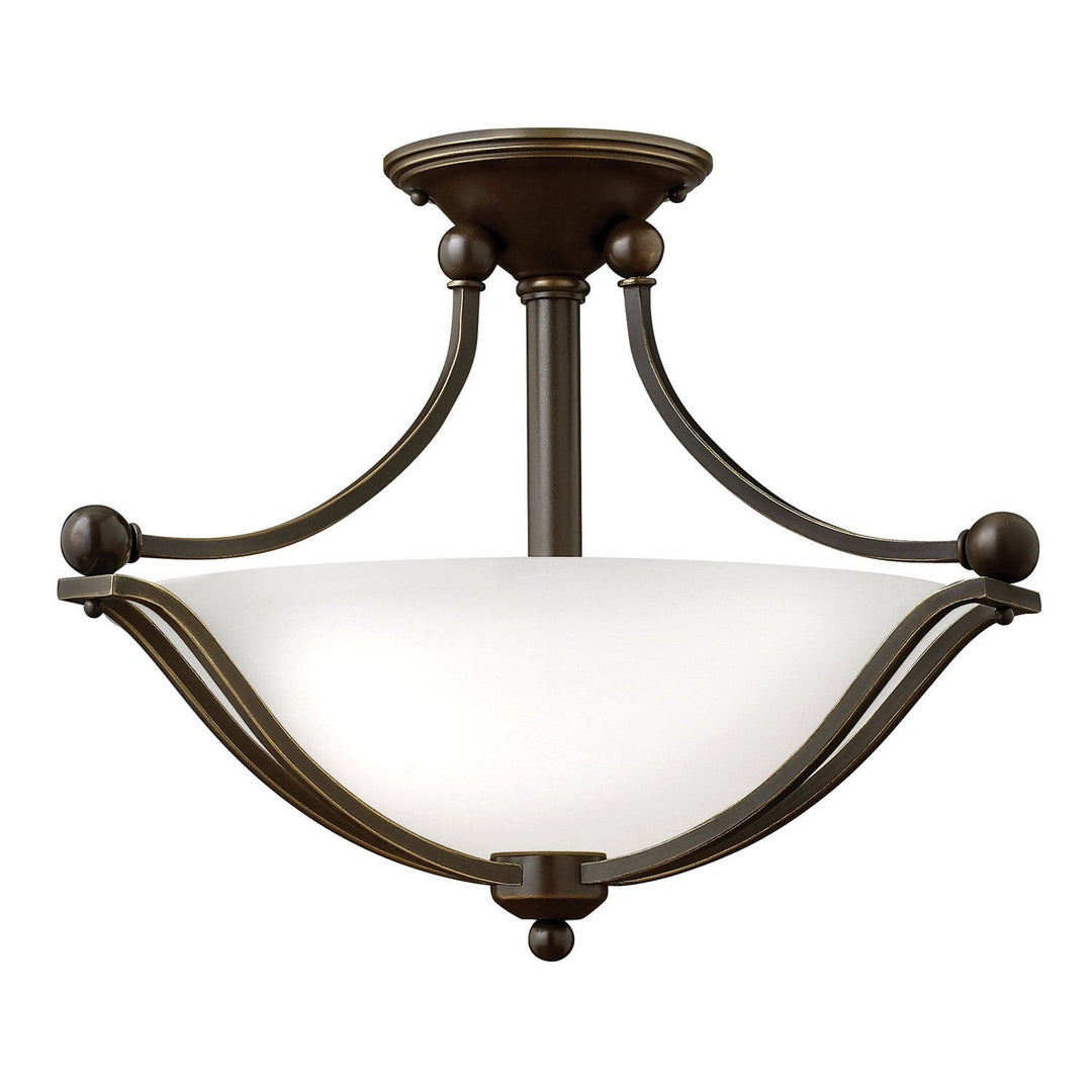 Hinkley Bolla 4651OB-OPAL Ceiling Light - Olde Bronze with Opal glass