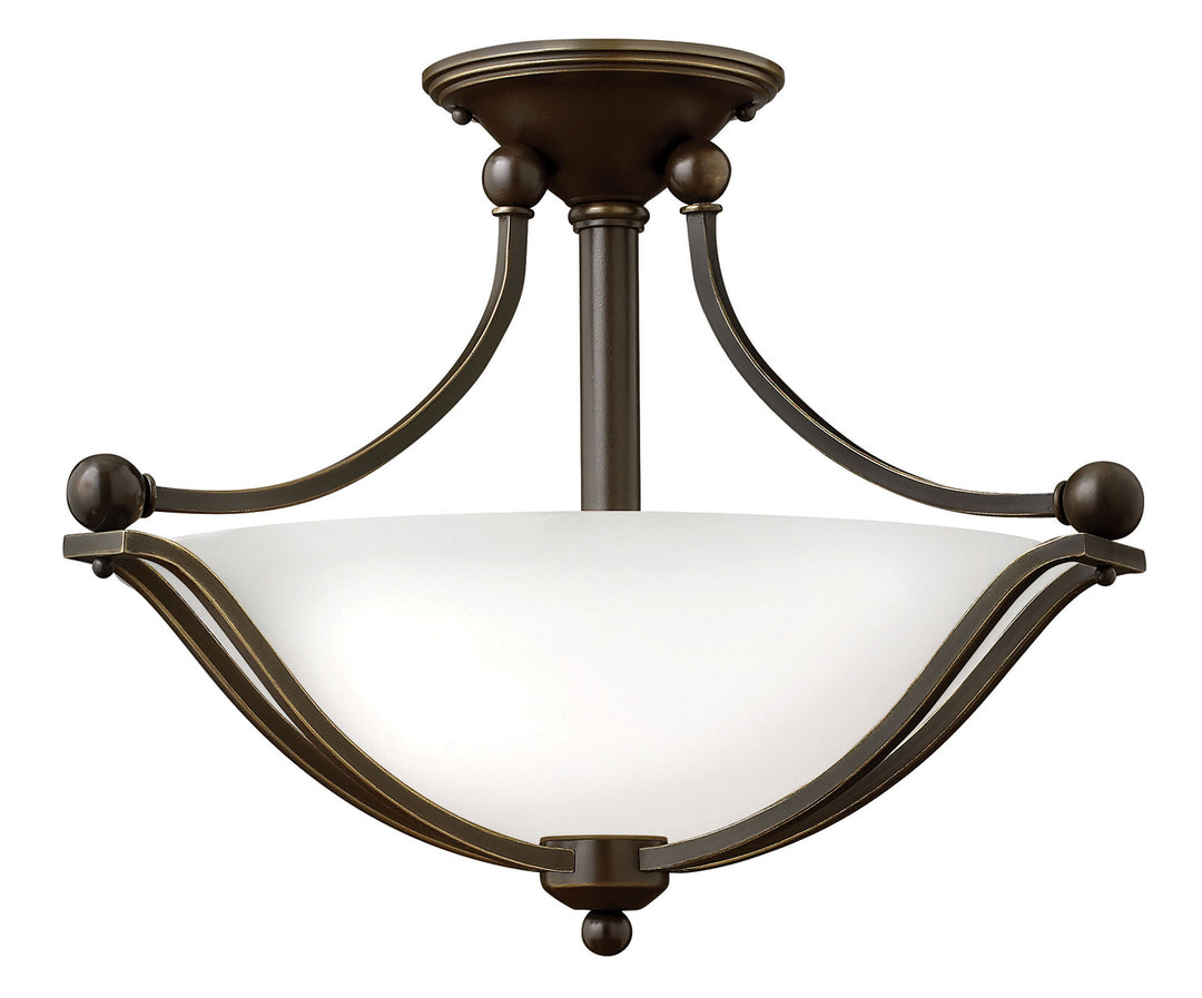 Hinkley Bolla 4651OB-OPAL Ceiling Light - Olde Bronze with Opal glass