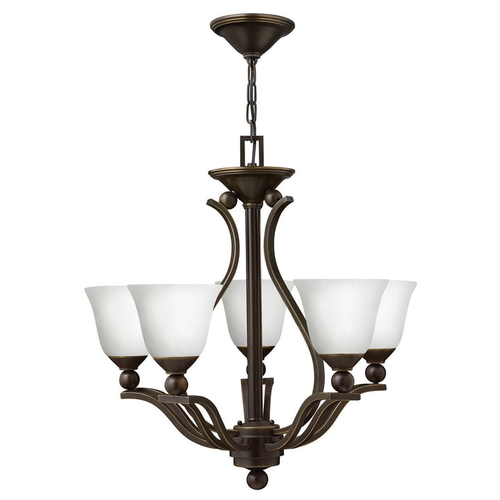 Hinkley Bolla 4655OB-OPAL Chandelier Light - Olde Bronze with Opal glass