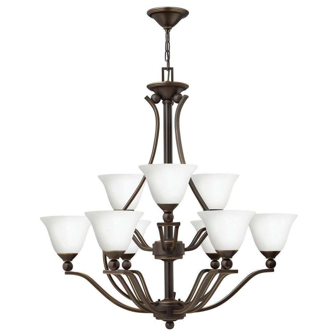 Hinkley Bolla 4657OB-OPAL Chandelier Light - Olde Bronze with Opal glass