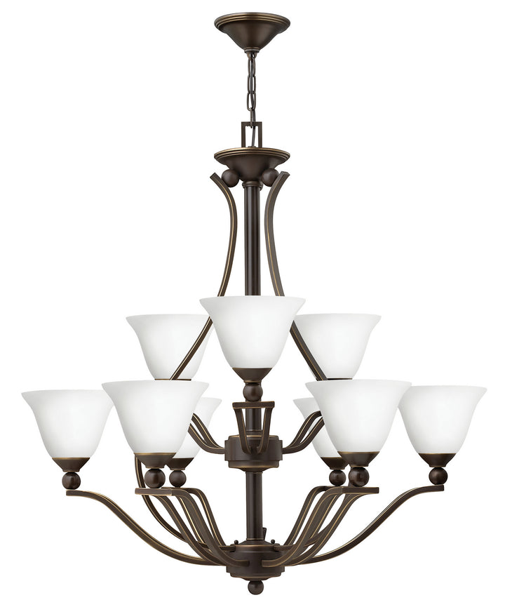 Hinkley Bolla 4657OB-OPAL Chandelier Light - Olde Bronze with Opal glass