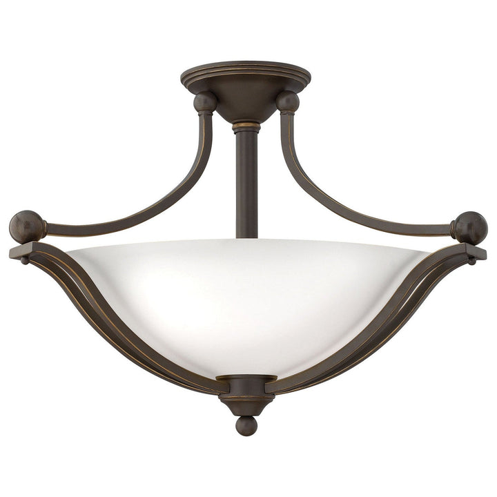 Hinkley Bolla 4669OB-OPAL Ceiling Light - Olde Bronze with Opal glass