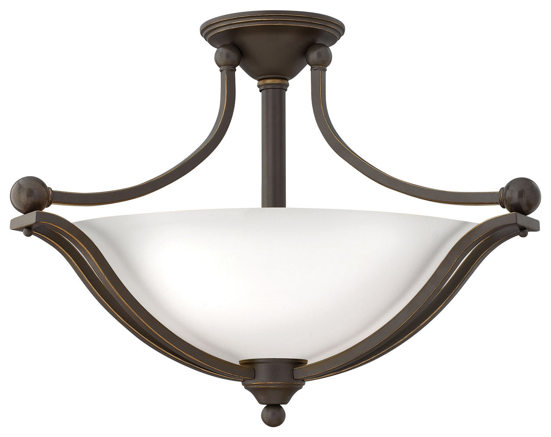 Hinkley Bolla 4669OB-OPAL Ceiling Light - Olde Bronze with Opal glass