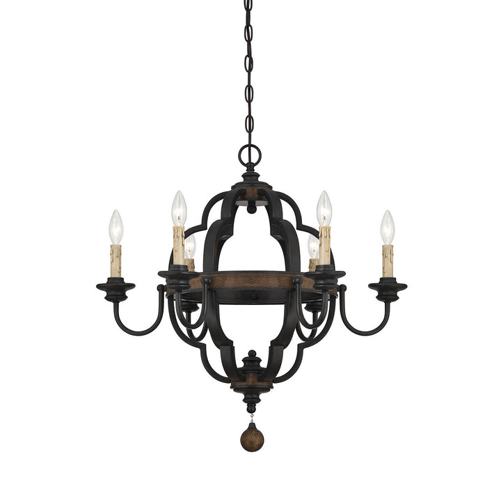 Savoy House Kelsey 1-8903-6-41 Chandelier Light - Durango