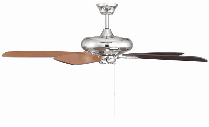 Savoy House Mystique 52-831-5RV-109 Ceiling Fan 52 - Polished Nickel, Chestnut and Teak/