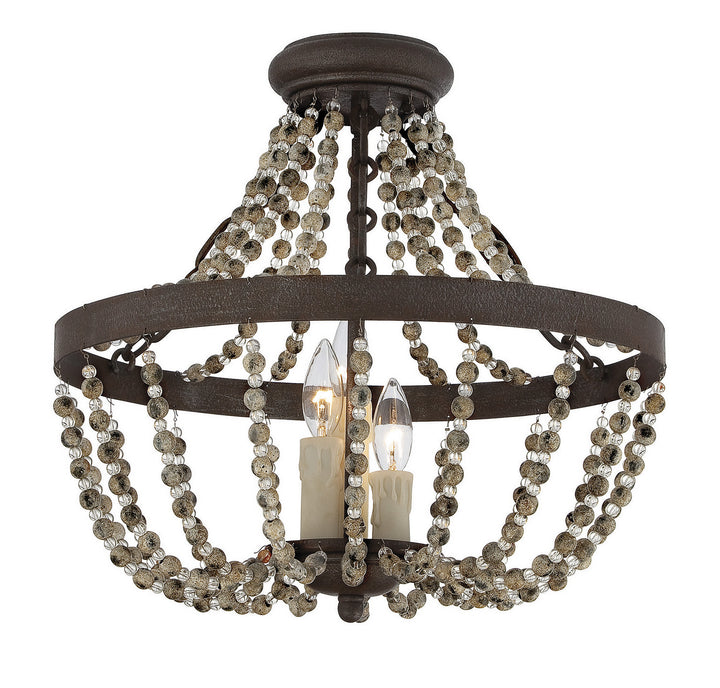 Savoy House Mallory 6-7403-3-39 Ceiling Light - Fossil Stone