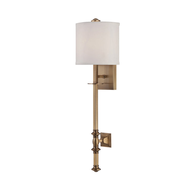 Savoy House Devon 9-7140-1-322 Wall Sconce Light - Warm Brass