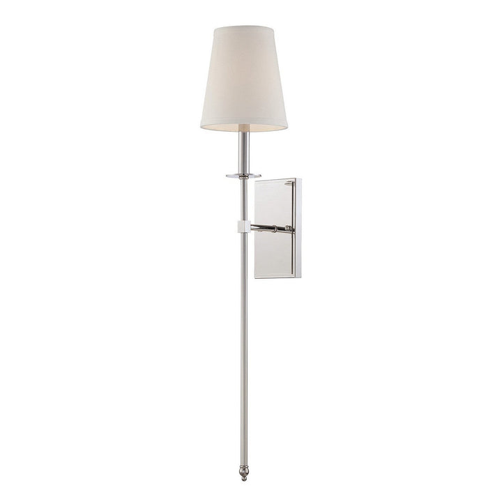 Savoy House Monroe 9-7144-1-109 Wall Sconce Light - Polished Nickel