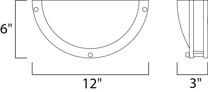 Maxim Linear LED 55540WTSN Wall Sconce Light - Satin Nickel
