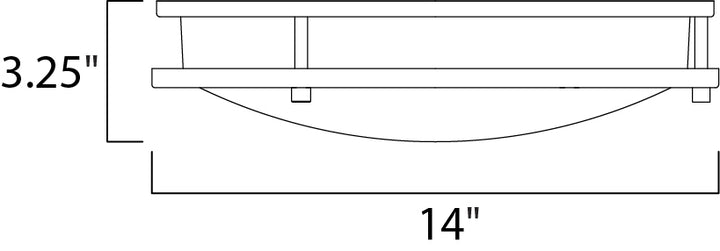 Maxim Linear LED 55543WTSN Ceiling Light - Satin Nickel