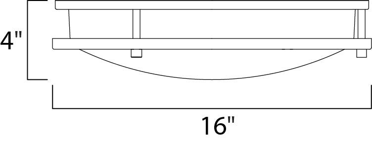Maxim Linear LED 55544WTSN Ceiling Light - Satin Nickel