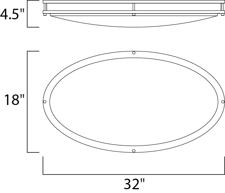 Maxim Linear LED 55548WTSN Ceiling Light - Satin Nickel