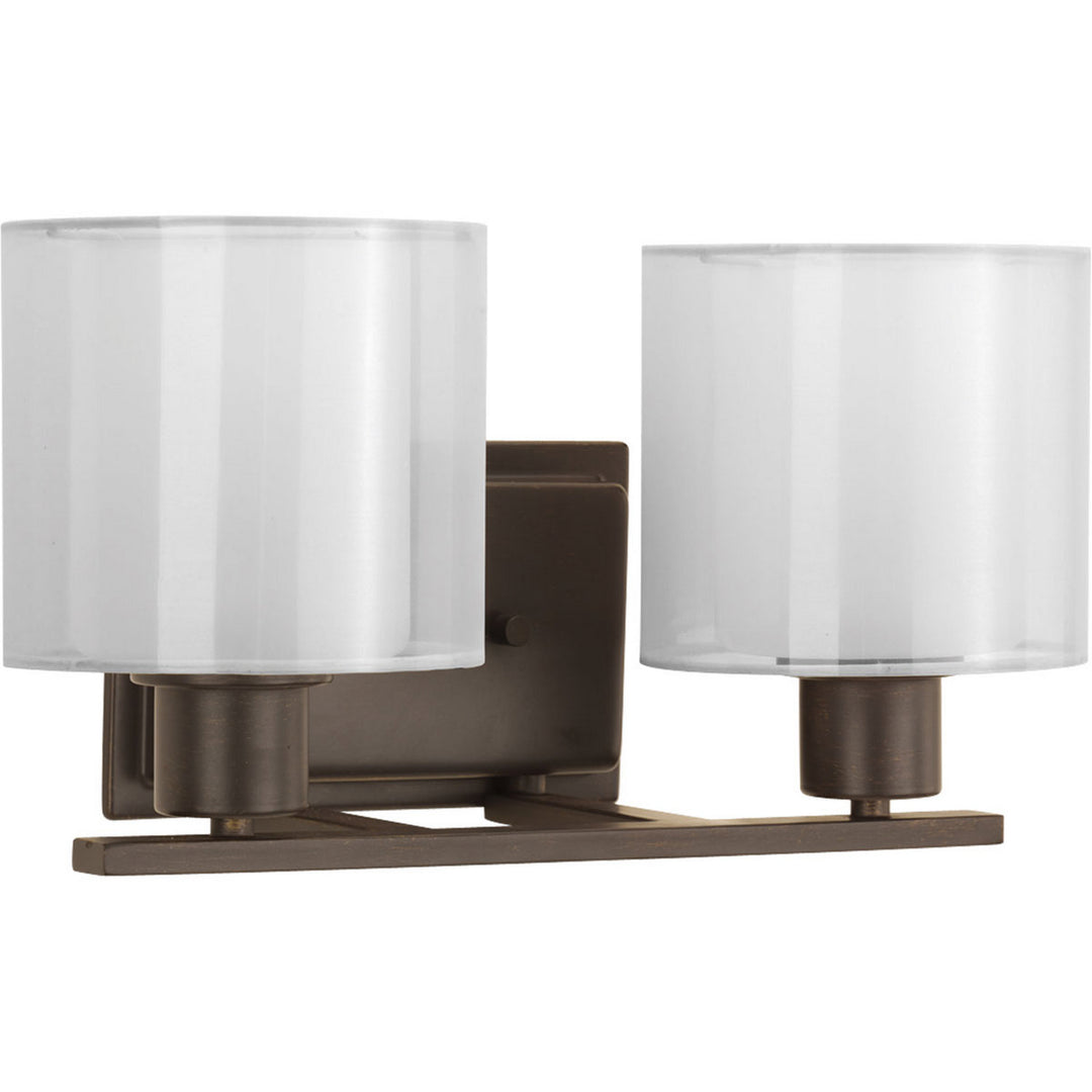 Progress Invite P2078-20 Bath Vanity Light 15 in. wide - Antique Bronze