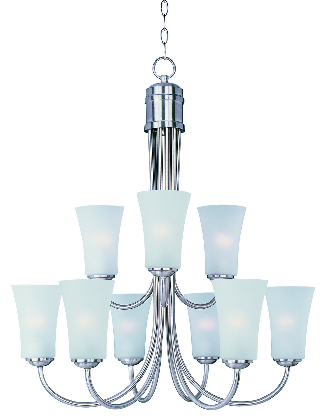 Maxim Logan 10046FTSN Chandelier Light - Satin Nickel