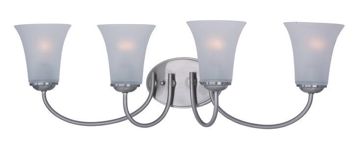 Maxim Logan 10054FTSN Bath Vanity Light 28 in. wide - Satin Nickel