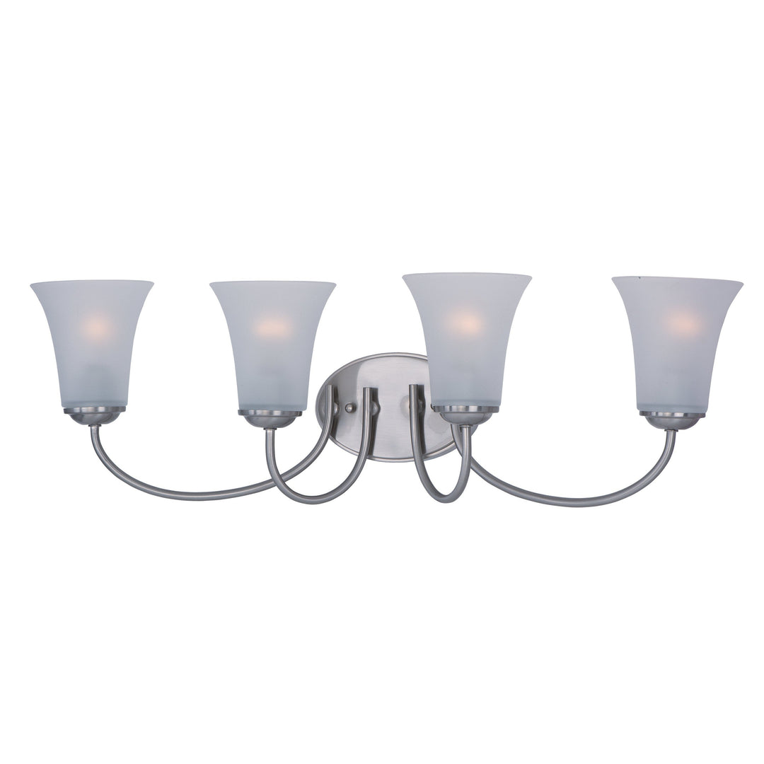 Maxim Logan 10054FTSN Bath Vanity Light 28 in. wide - Satin Nickel