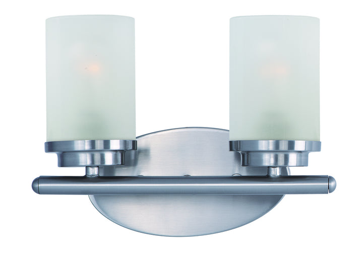 Maxim Corona 10212FTSN Bath Vanity Light 12 in. wide - Satin Nickel