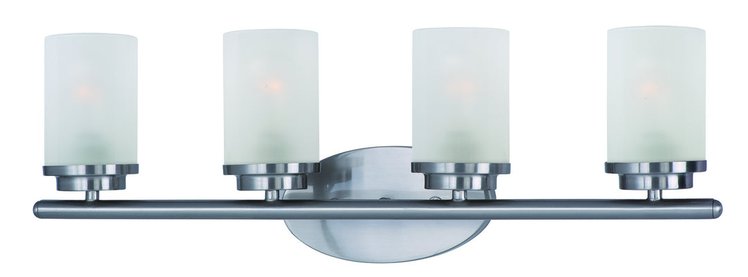 Maxim Corona 10214FTSN Bath Vanity Light 27 in. wide - Satin Nickel