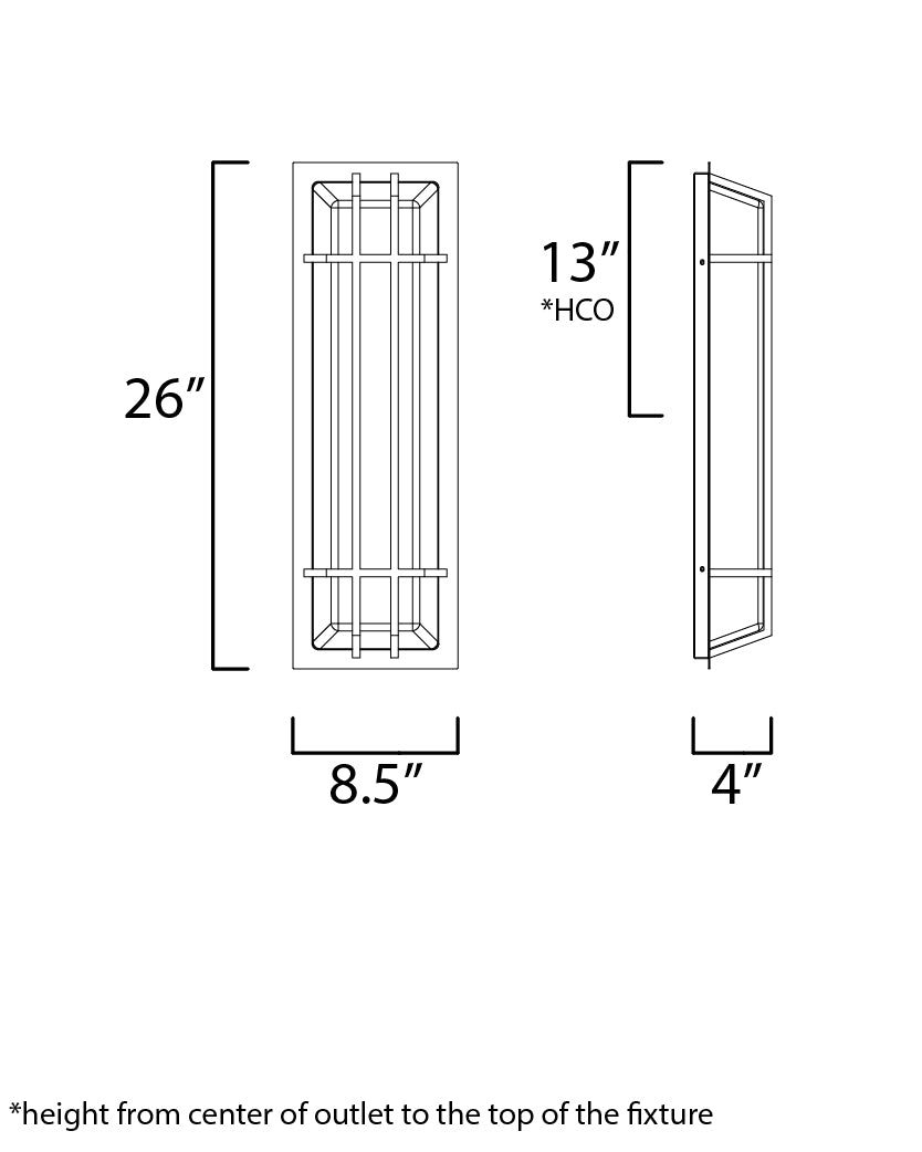 Maxim Lighting 55685WTBZ  Trilogy Outdoor Bronze