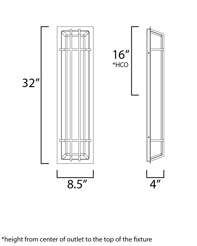 Maxim Lighting 55687WTBZ  Trilogy Outdoor Bronze