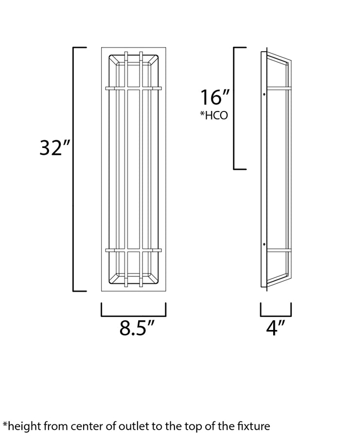 Maxim Lighting 55687WTBZ  Trilogy Outdoor Bronze